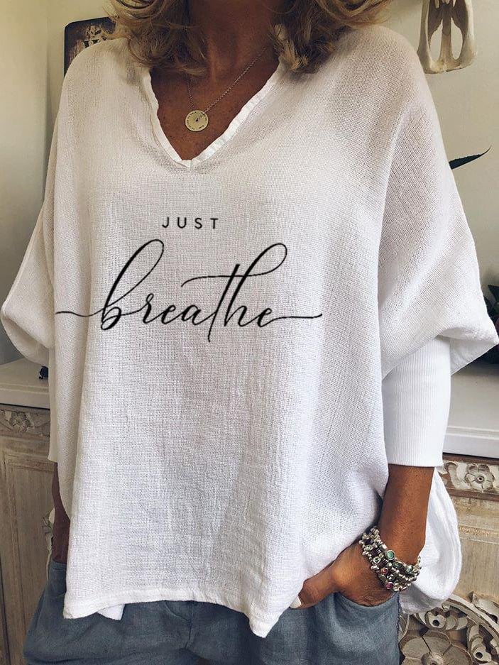 Women's Just Breathe Tee Shirt